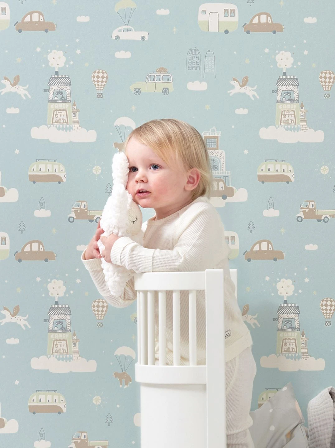 Tapete Above The Clouds Hellblau – Bild 3