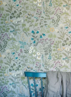 Tapete Aislinn Hellgrau