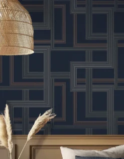 Tapete Alcamo Graublau