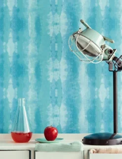 Tapete Alika Türkisblau
