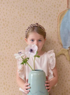 Tapete Animal Dots Blasspastellorange