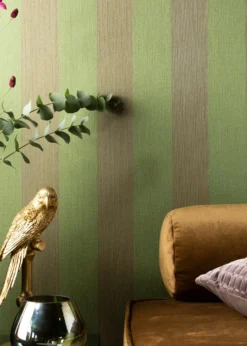 Tapete Bamana Maigrün