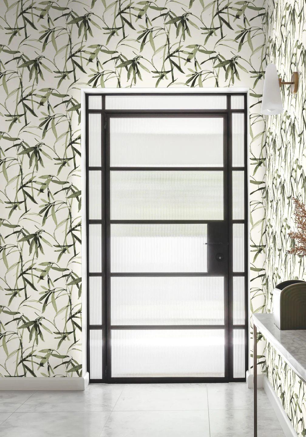 Tapete Bamboo Leaves Grüntöne – Bild 4