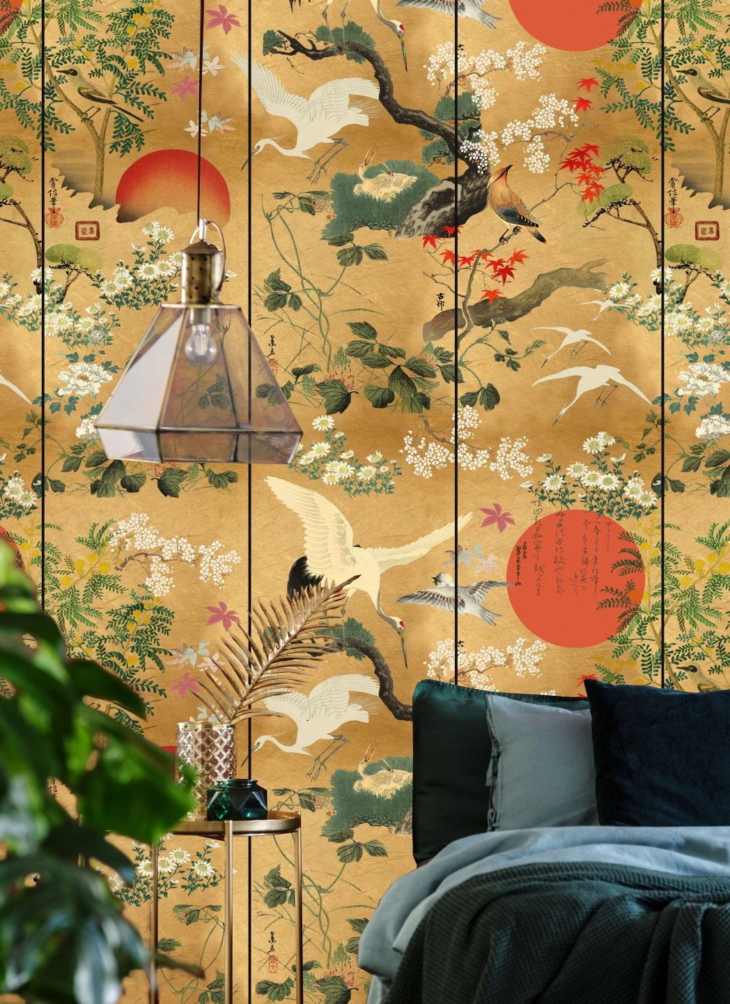 Wandbild Byobu Classic Gold – Bild 4