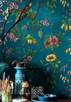 Tapete Camille Ozeanblau