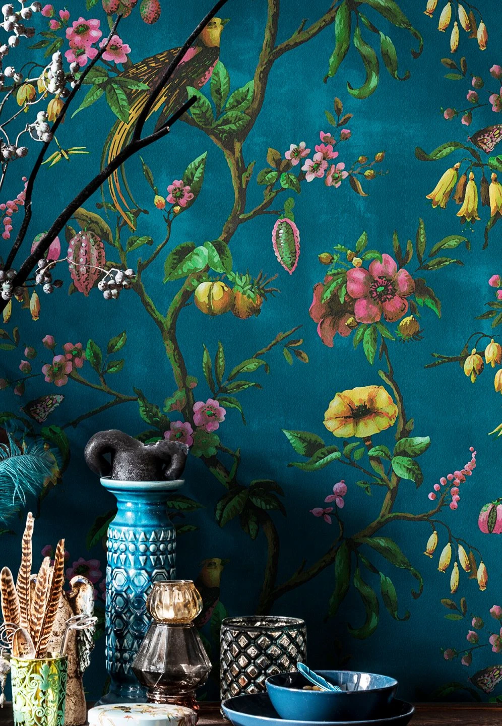 Tapete Camille Ozeanblau