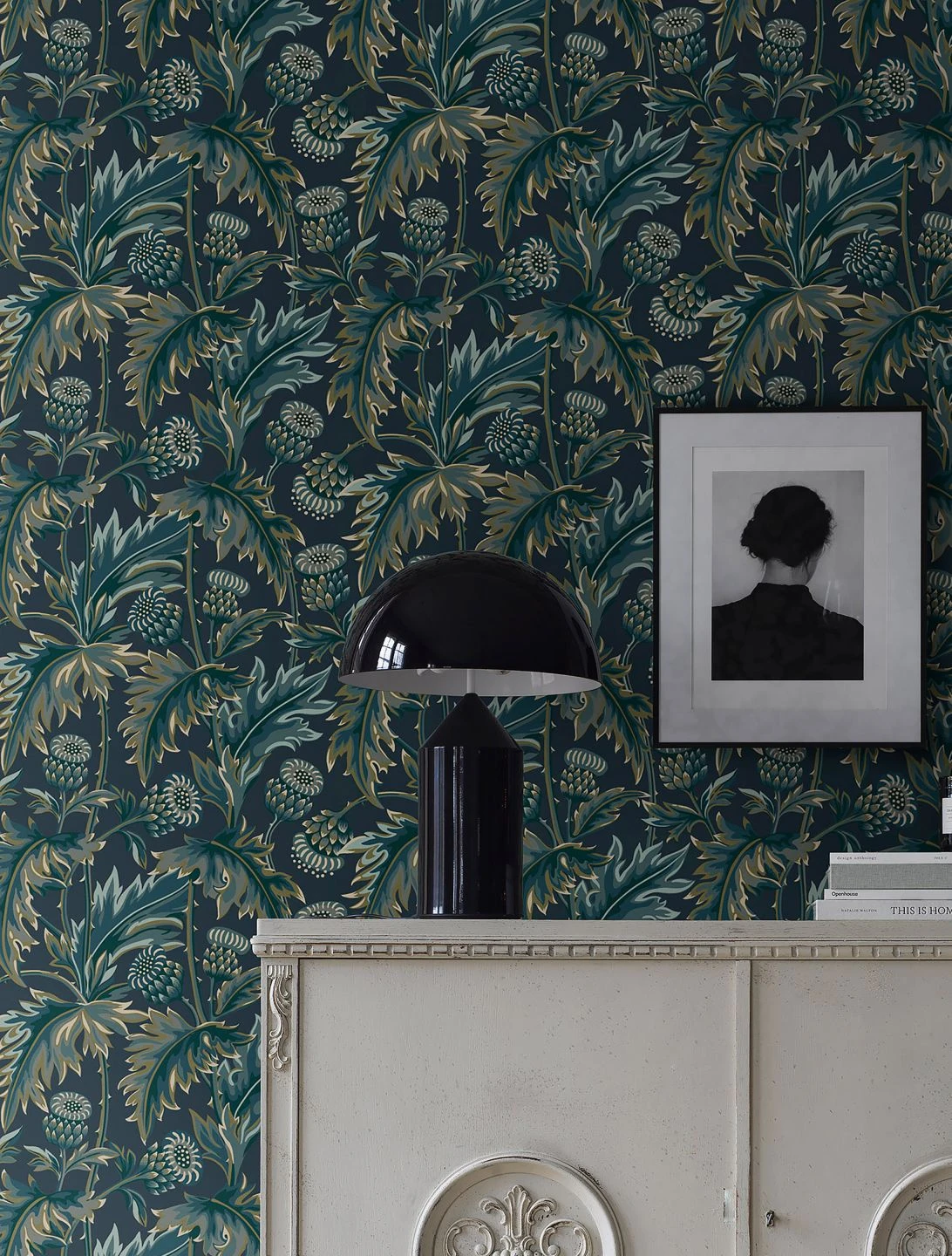 Tapete Charleston Minttürkis – Bild 3