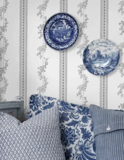 Tapete Claudine Dunkelgrau