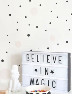 Tapete Confetti Cremeweiss