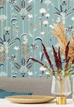 Tapete Cordia Minttürkis