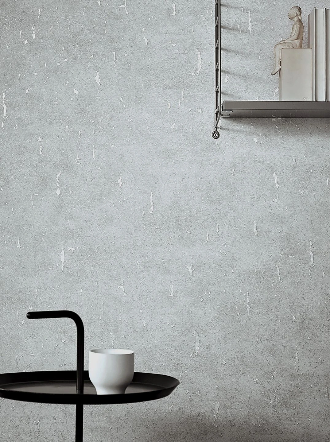 Tapete Cork Illusion Hellgrau – Bild 4