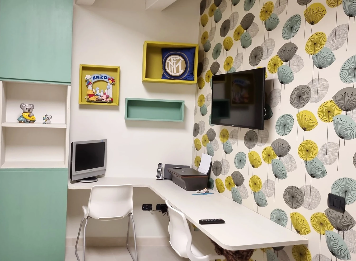 Tapete Dana Türkis Glanz – Bild 5