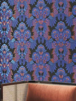 Tapete Demetrius Blau