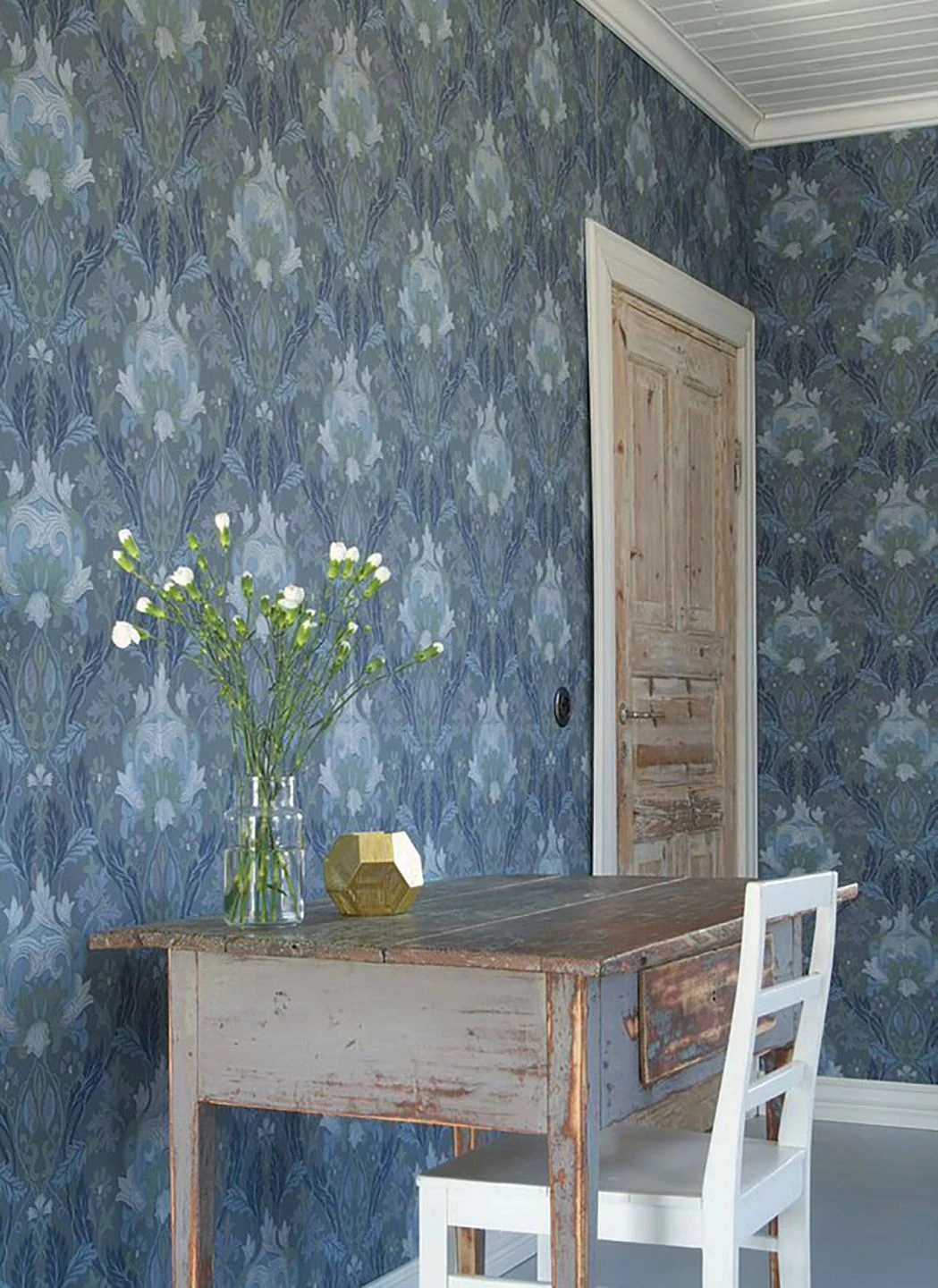 Tapete Denisa Blaugrau – Bild 4