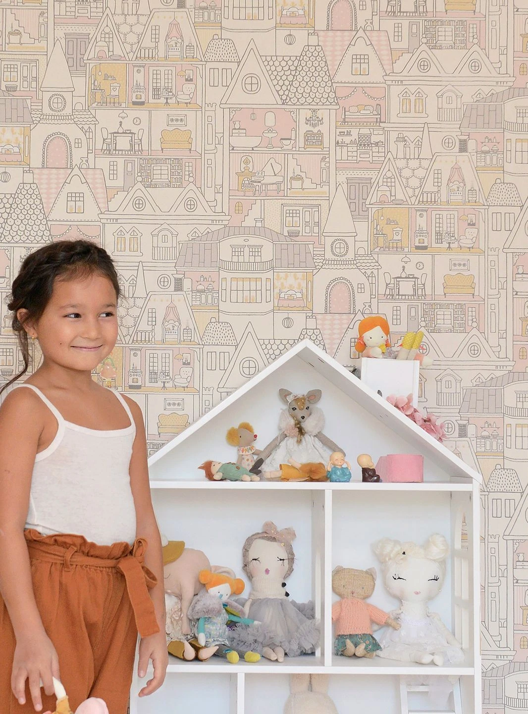 Tapete Dollhouse Cremeweiss – Bild 5