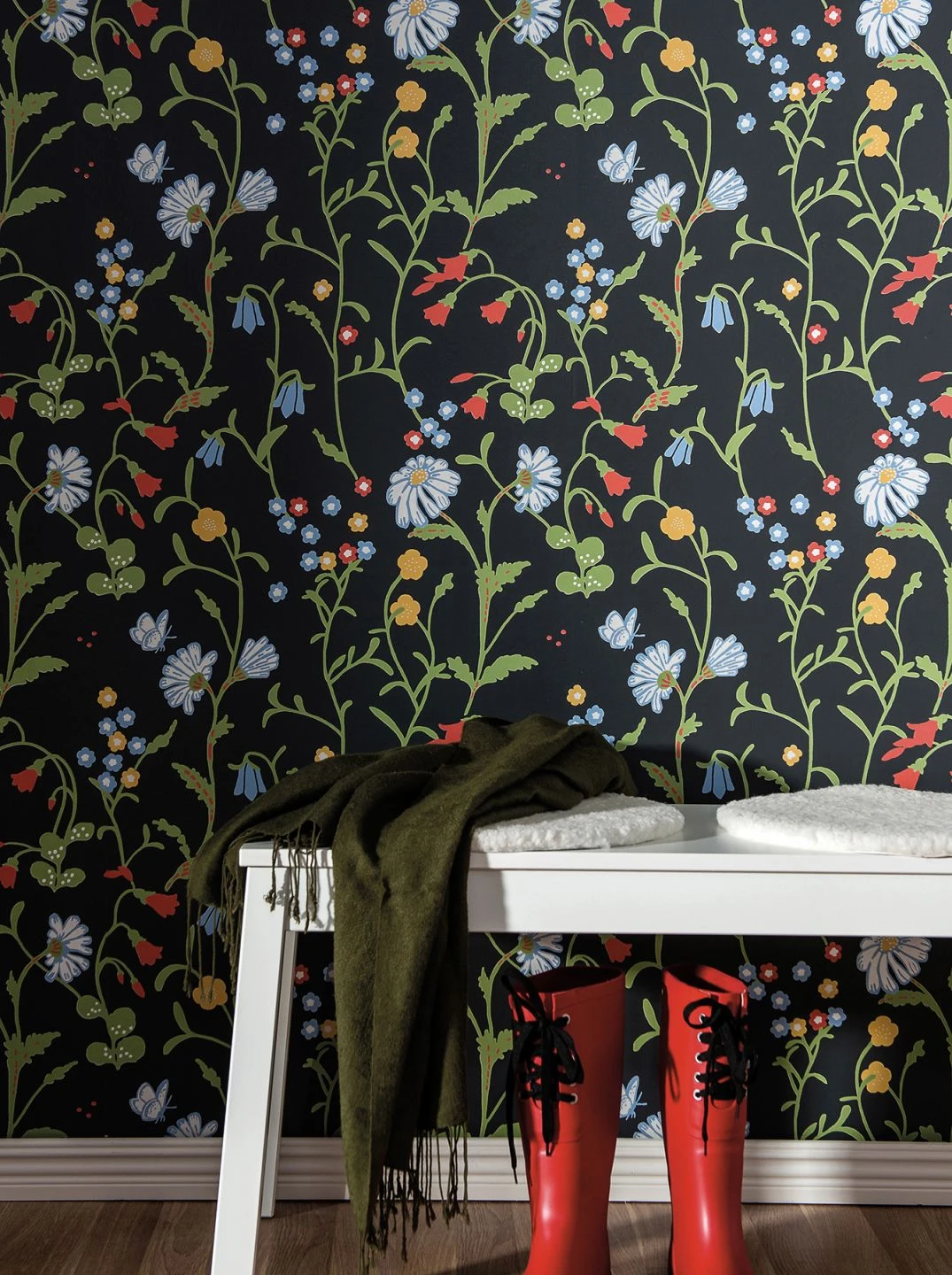 Tapete Eilis Anthrazit – Bild 3