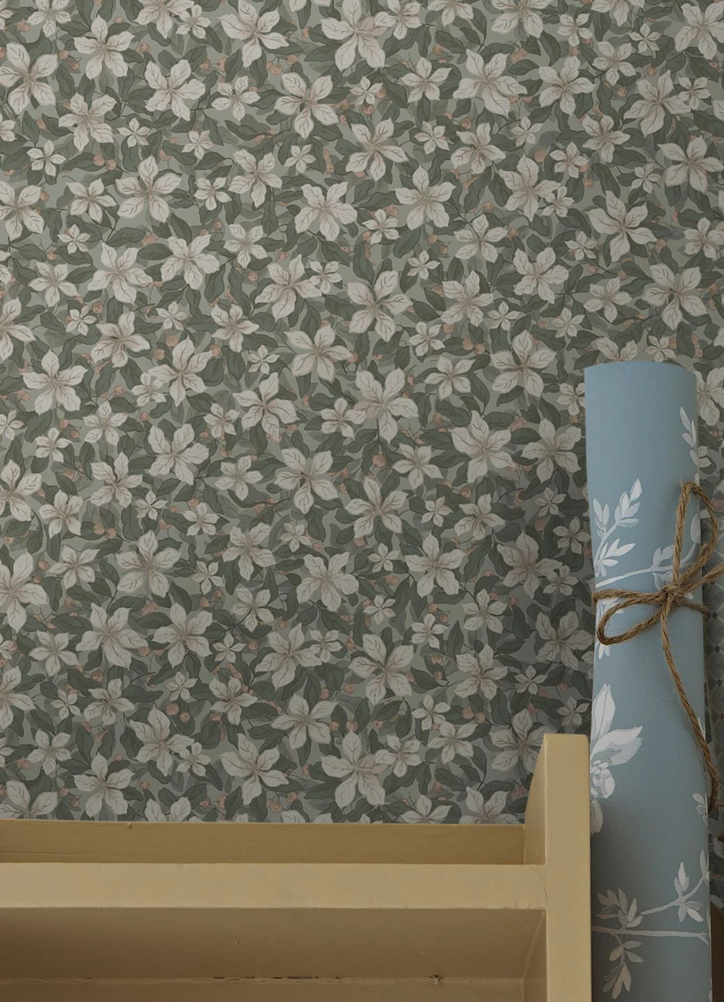 Tapete Elin Kieferngrün