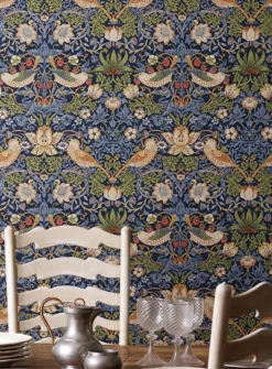 Tapete Faunus Taubenblau