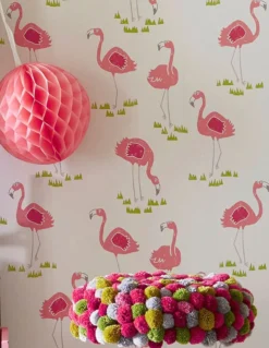 Tapete Flamingo Oasis Altrosa