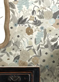 Tapete Garden Party Braun