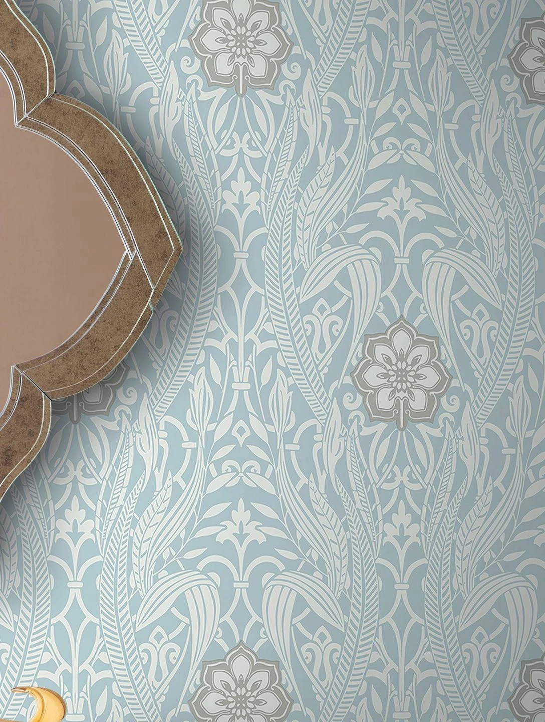 Tapete Gatsby Hellblau