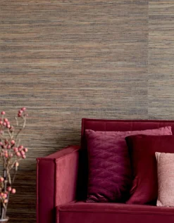 Tapete Grass On Roll 03 Silbergrau