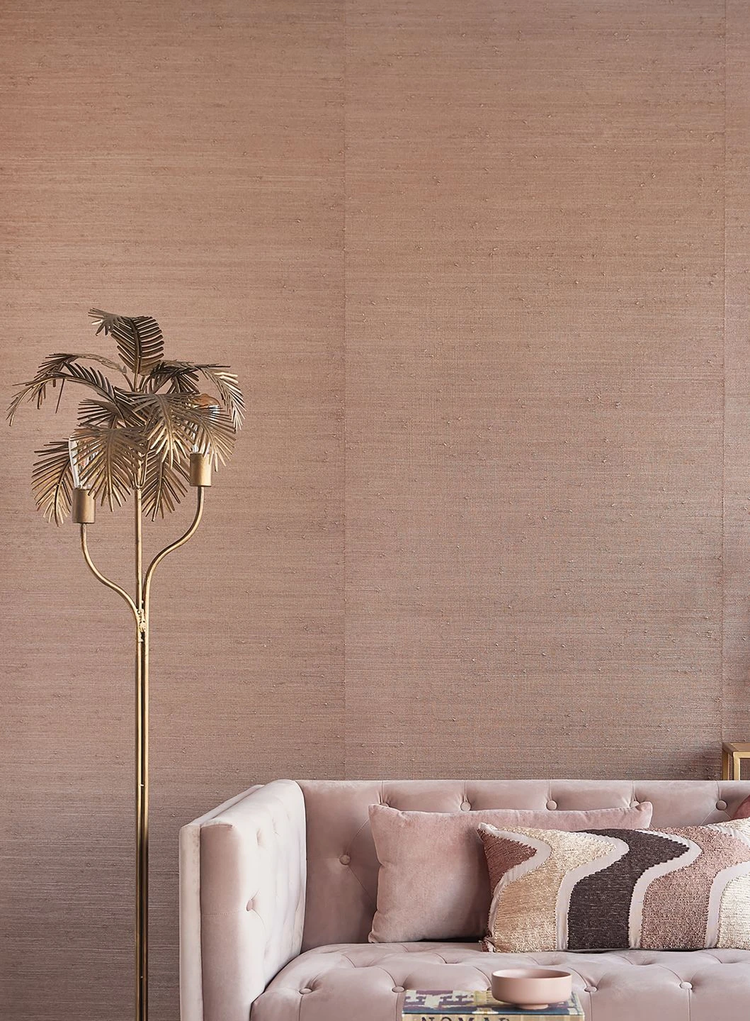 Tapete Grass On Roll 11 Rosenholz Schimmer – Bild 4