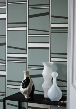 Tapete Havendale Mintgrau