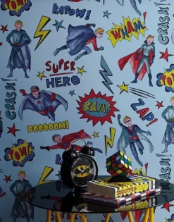 Tapete Herculan Blau