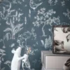 Tapete Hollie Hellgraublau