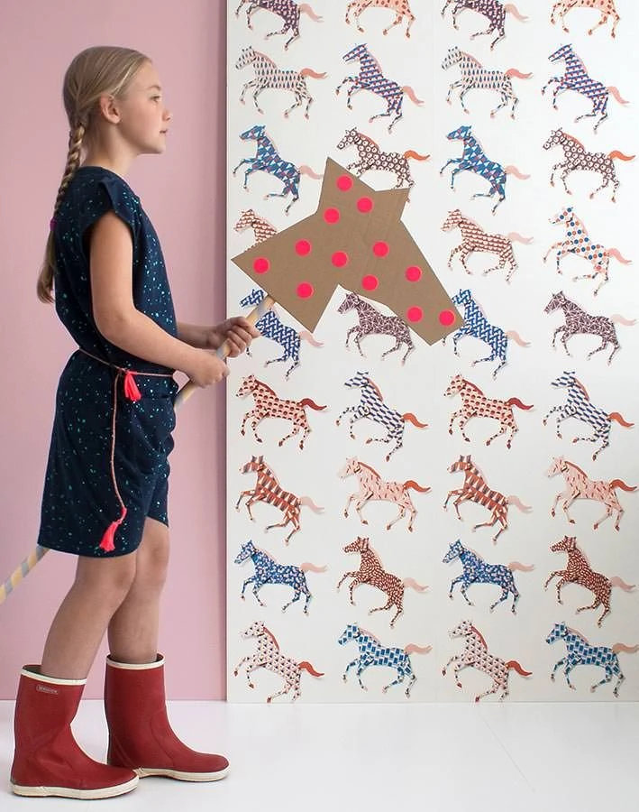 Tapete Horses Blau – Bild 4