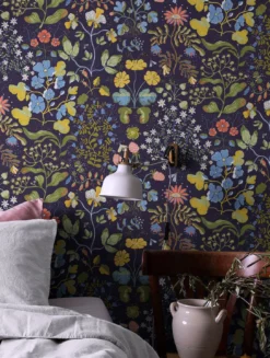 Tapete Ilona Dunkelblau