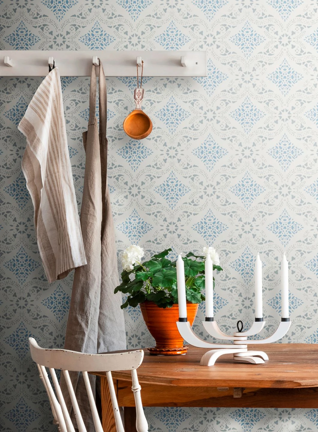 Tapete Isolda Cremeweiss – Bild 4