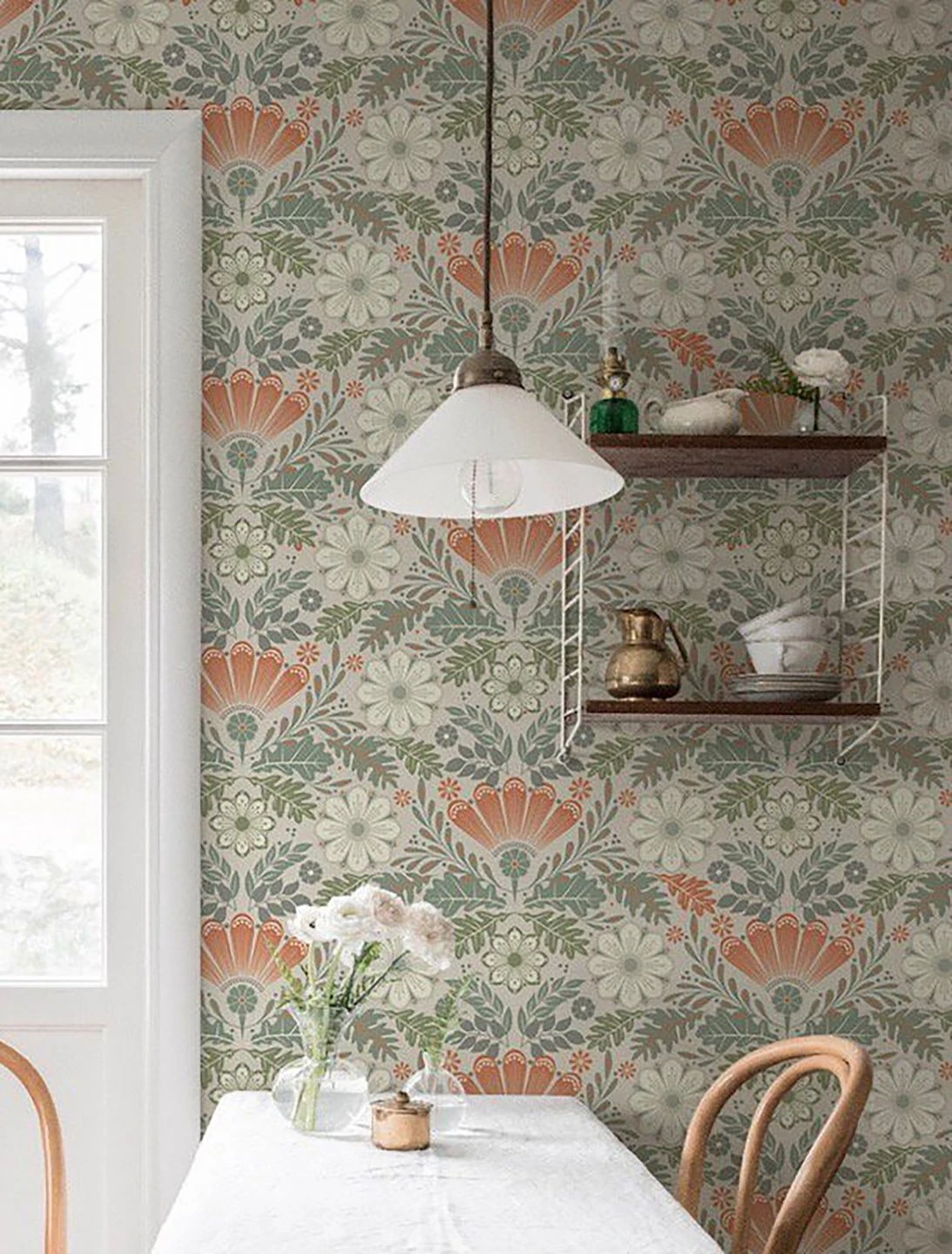 Tapete Johanna Orangebraun – Bild 2