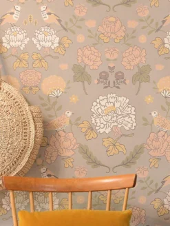 Tapete June Hellgrau