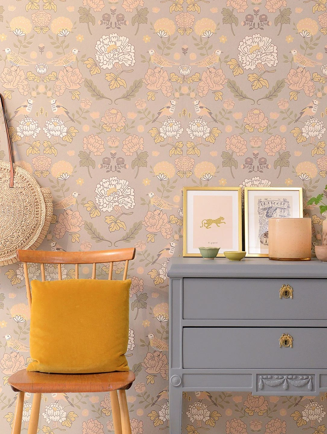 Tapete June Hellgrau – Bild 3