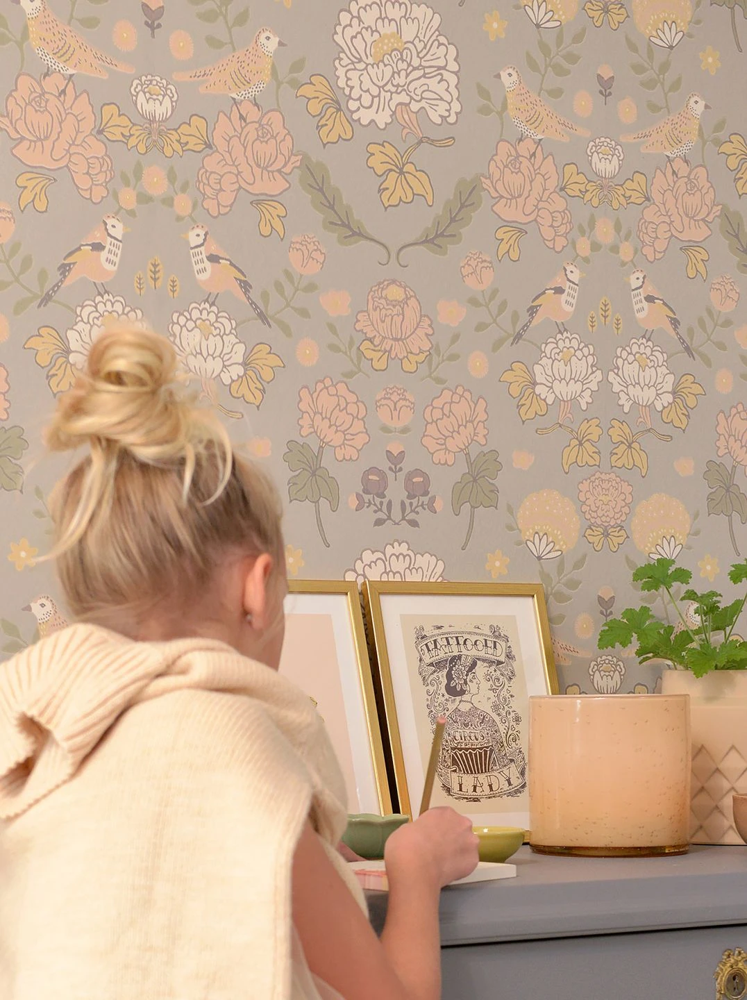 Tapete June Hellgrau – Bild 6