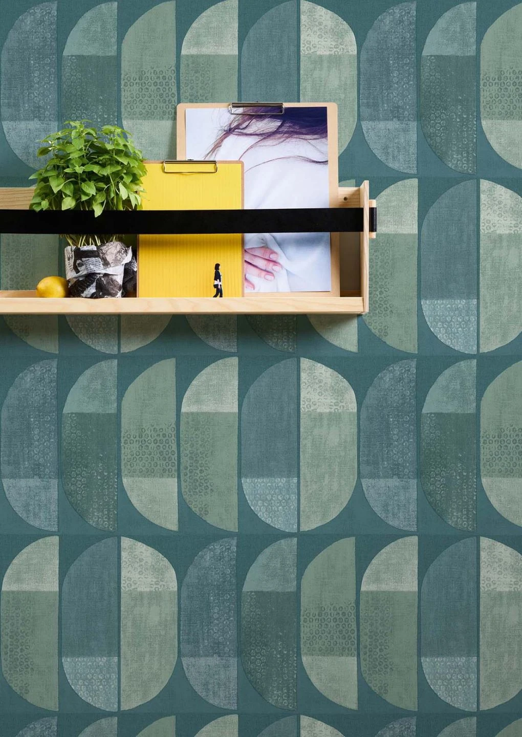 Tapete Juniper Blassgrün