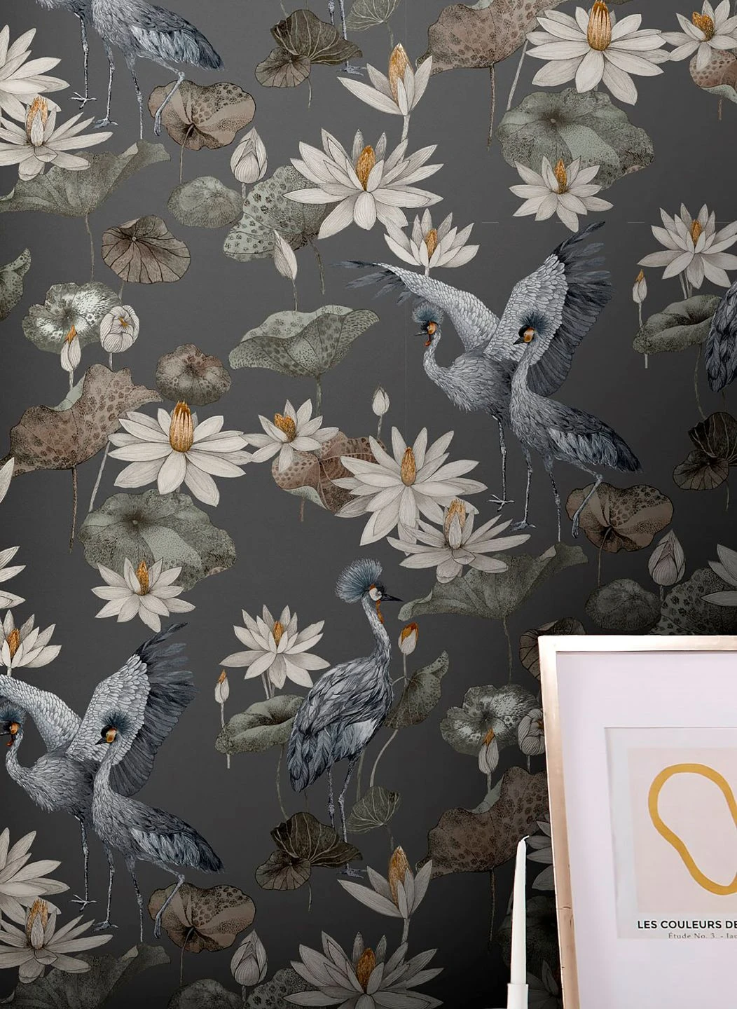 Tapete Kimora Dunkelgrau