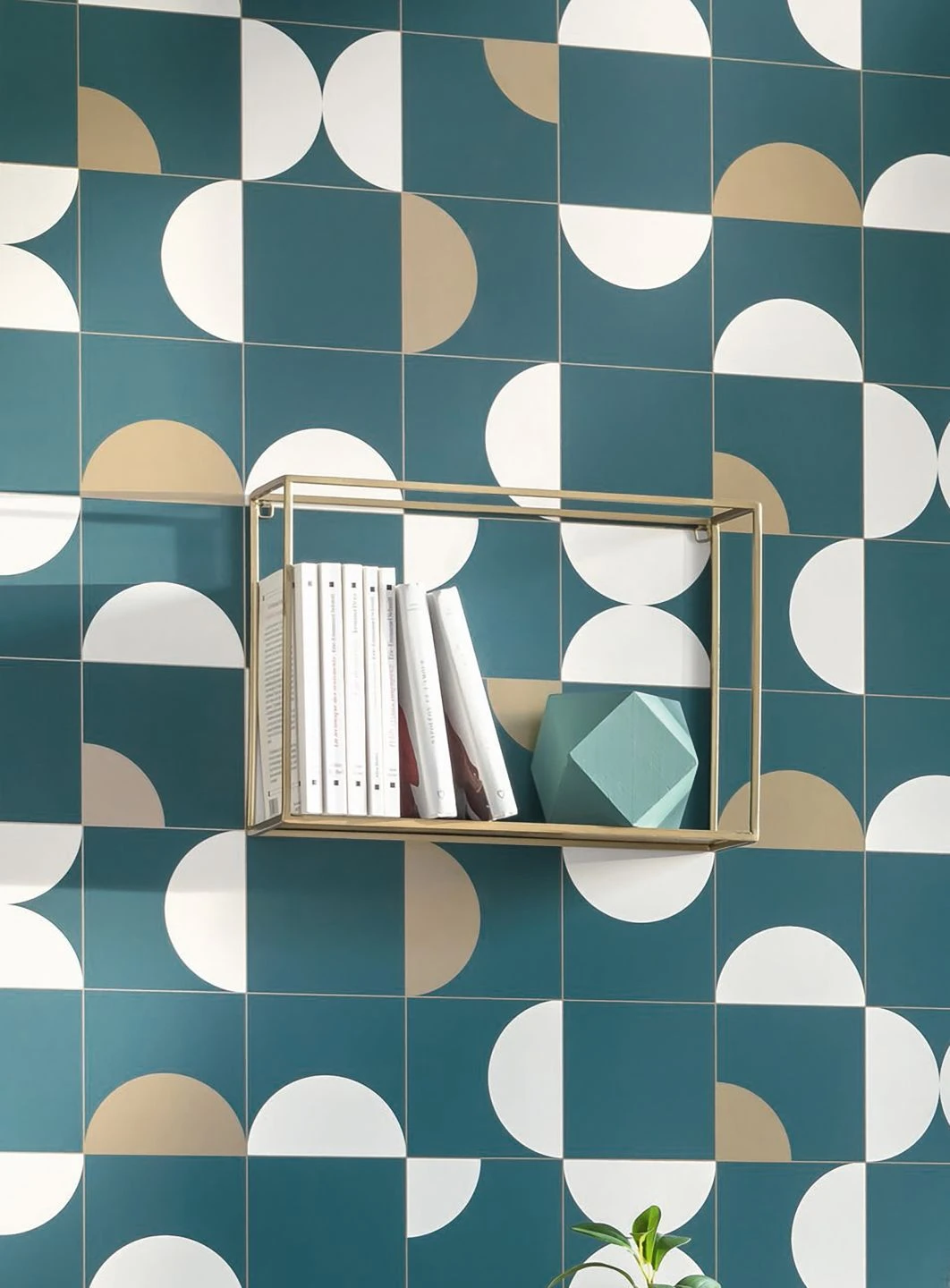 Tapete Kirana Ozeanblau