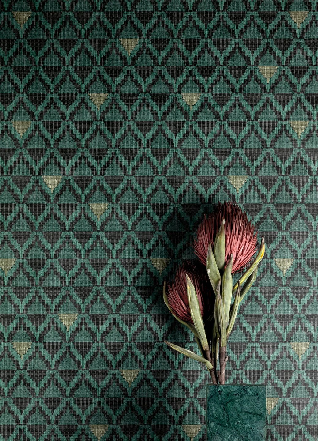 Tapete Kurumba Patinagrün – Bild 4