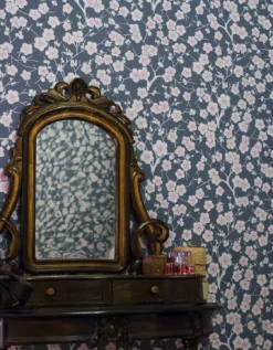 Tapete Laila Blaugrau