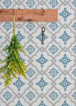 Tapete Lavinia Azurblau