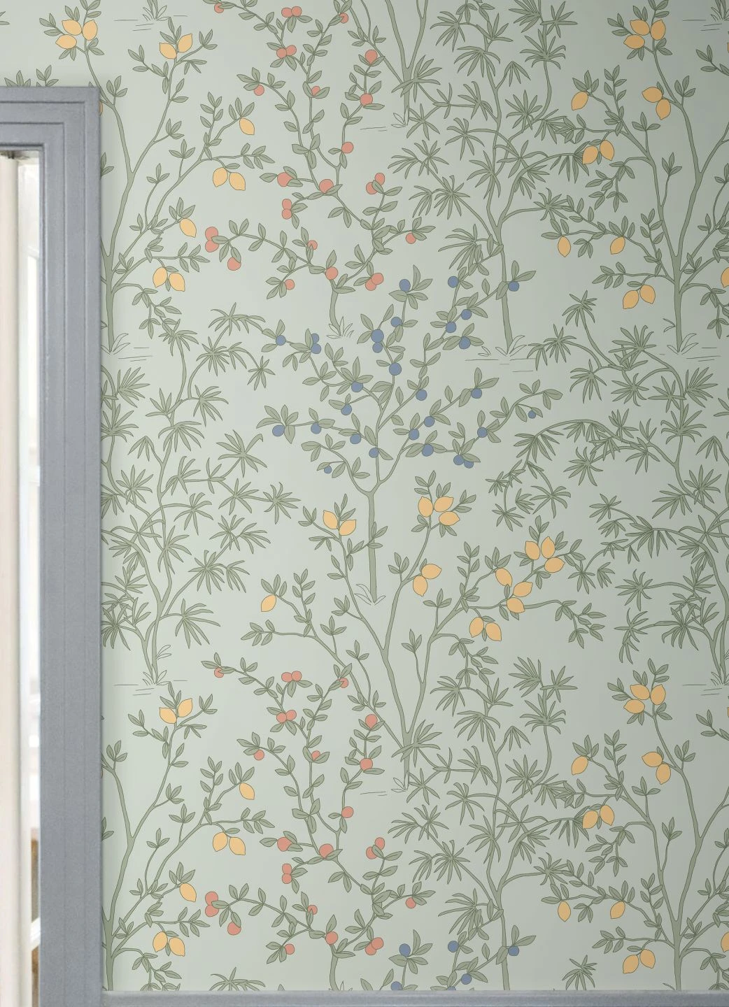 Selbstklebende Tapete Lemon Grove Hellgrün