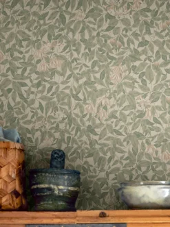 Tapete Linnea Garden Blassgrün