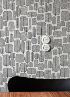 Tapete Little Trees Weiss