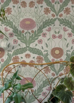 Tapete Lomasi Pastellviolett