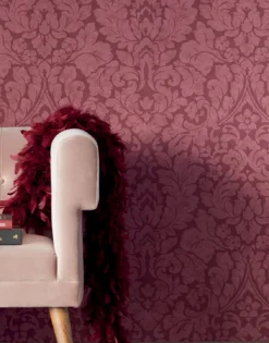 Tapete Lumina Weinrot