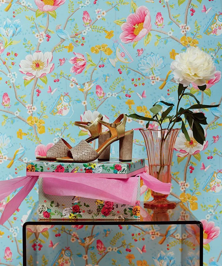 Tapete Luna Pastellblau – Bild 3