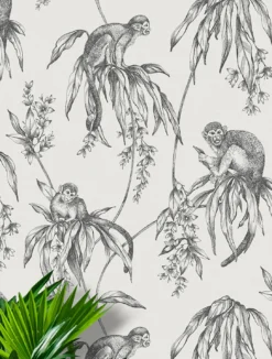 Tapete Lunar Schwarzgrau